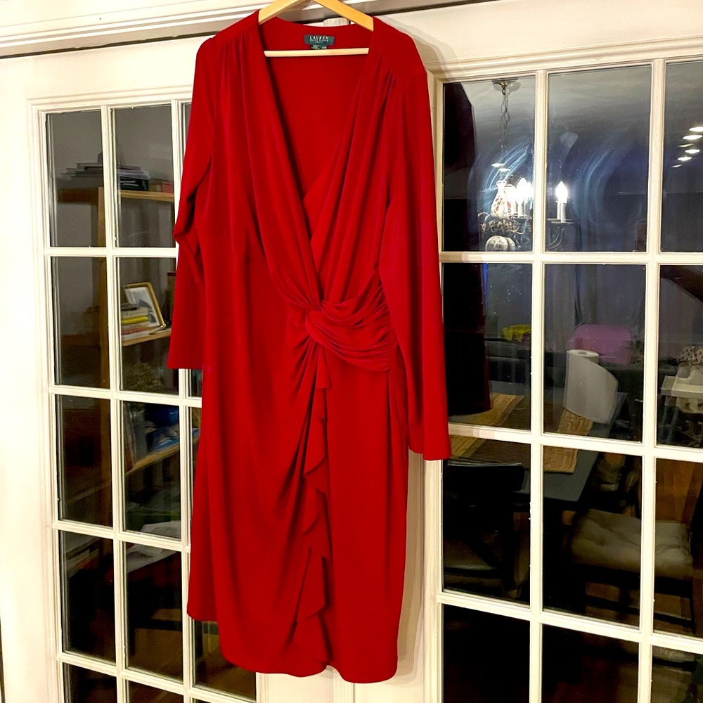 Ralph Lauren Red Dress - 22W